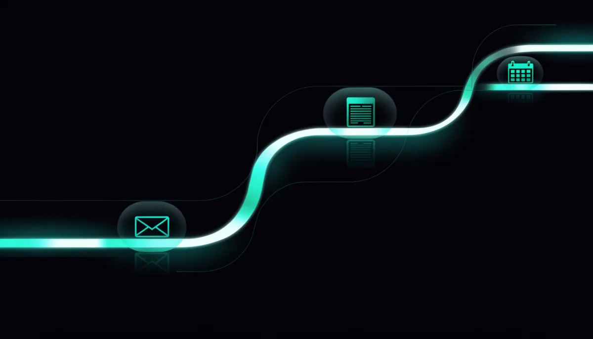 Automation quietly hands repetitive work between your tools.
