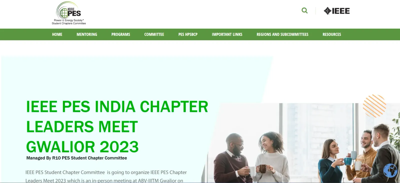 IEEE PES India Chapter Leaders Meet 2023