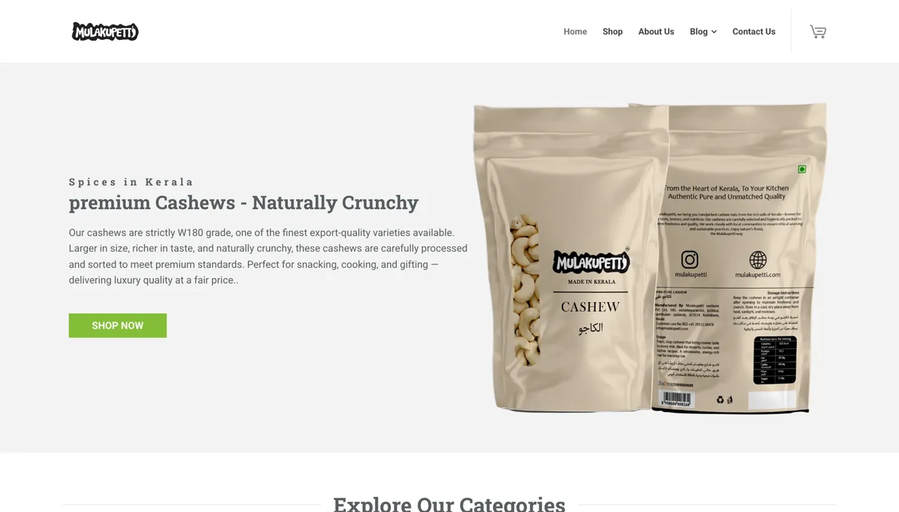Mulakupetti · D2C Spice Brand